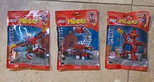 LEGO Mixels Series 8 Foil Pack Lot 41563 41564 41565 Splasho Aquad Hydro