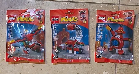LEGO Mixels Series 8 Foil Pack Lot 41563 41564 41565 Splasho Aquad Hydro