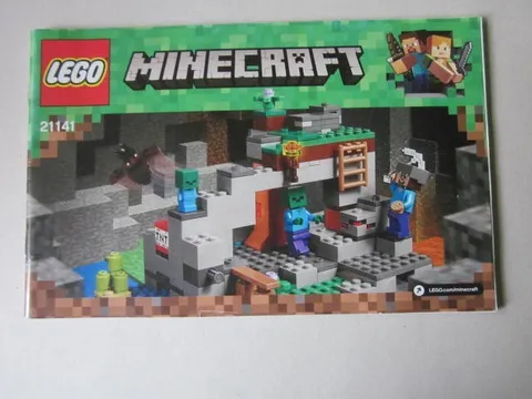 Lego Building Instructions Instruction Minecraft 21141