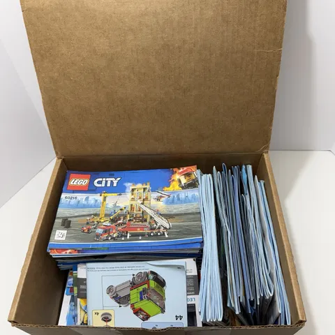 Huge Lot Lego City Instruction Manuals 13 Pound Box ￼