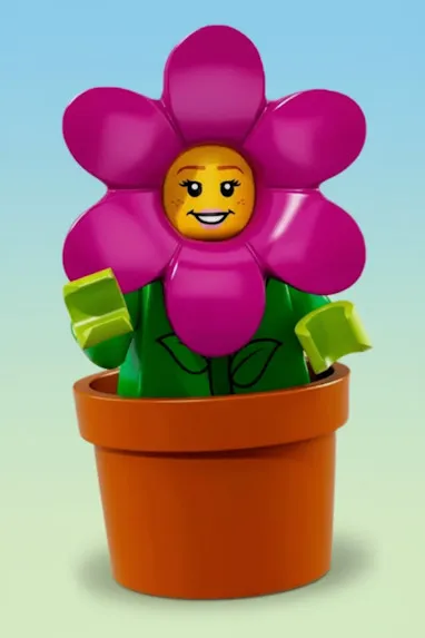 LEGO Minifigure Series 18 - 71021 - Flower Pot Costume Girl #14