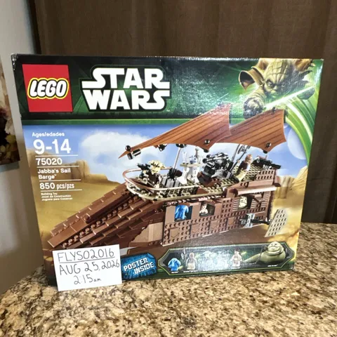 LEGO Star Wars Jabba's Sail Barge 75020 (NISB) 850 pcs Complete Set Box Poster 