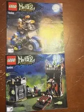 Lego Monster Fighters Instruction Manuel 9466 Book 1 & 2 (Instructions Only)