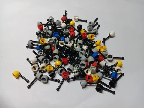 LEGO BULK LOT OF 100 LEVERS SMALL BASE MIXED COLORS 4592C