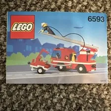 LEGO Town 6593 Fire Truck Illustrated Instruction Manual Booklet English 120175