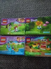 4 LEGO FRIENDS# 30416,30417,30401,30203,,LEGO INSTRUCTION MANUALS,, ONLY,,LOOK 