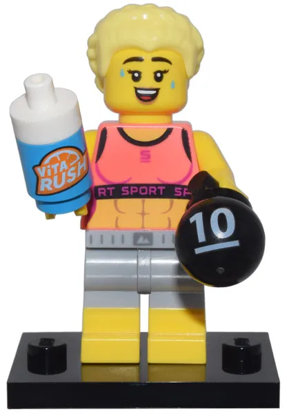 New/Complete LEGO® Collectible Minifigures Series 25, col25-7 Fitness Instructor
