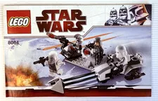 Lego 8084 Instruction Manual Only Star Wars Snowtrooper Battle Pack