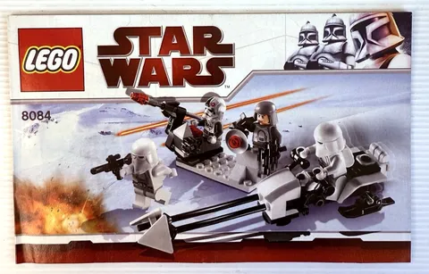 Lego 8084 Instruction Manual Only Star Wars Snowtrooper Battle Pack