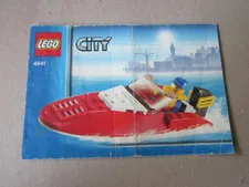 Lego City instructions instruction 4641 boat, boat