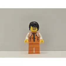 LEGO Holiday Minifigure Man Orange Tracksuit hol267 Christmas Winter New