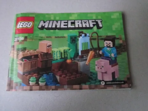 Lego Creator Building Instructions Instruction Minecraft 21133 