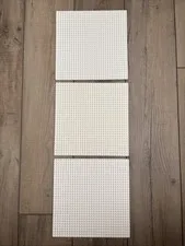 Lego Base Plates 32x32 Studs White 10" x 10" Lot of 3 Authentic LEGO