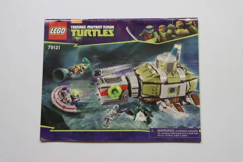LEGO® Teenage Mutant Ninja Turtles 79121 Turtle Sub Undersea Chase Instruction M