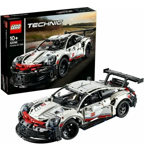 LEGO Technic 42096 Porsche 911 RSR Model Set 48x9.4x37.8 cm New