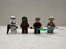 ! Lot of 4 LEGO Star Wars minifigures 75385 Ahsoka Ezra—READ DESCRIPTION