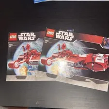 LEGO Star Wars 7665 Republic Cruiser Instructions Manuals 1 & 2 Complete Clean