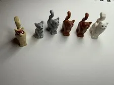 Lego Standing Cats Lot Of 6 Different Unique Cats Animal