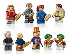 LEGO Willy Wonka Chocolate Factory 21360 - All 9 Minifigures HOT ！