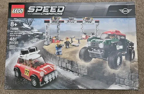 Lego 75894 2019 Speed Champions 1967 MINI Cooper & 2018 John Cooper Works Buggy