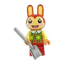 LEGO® Animal Crossing BUNNIE w Plaid Shirt Minifigure™ Set ani009