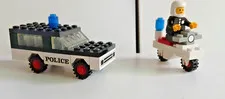 GENUINE LEGO SET 644 POLICE MOBILE PATROL COMPLETE BUILD NO BOX NO INSTRUCTIONS