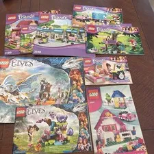 Lego Friends Instruction Manuals - No Legos 3188 3189 3186 Elves 41179 & 41171