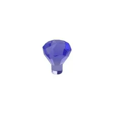 LEGO 5x Trans-Purple Rock 1 x 1 Jewel 24 Facet inv.640