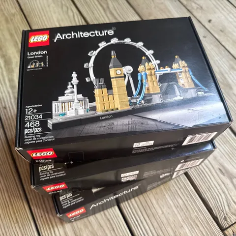 LEGO Architecture: London (21034), Paris (21044), Tokyo (21051) BOXES ONLY
