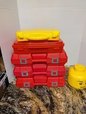 Lego Container Storage Lot And Miscellaneous Legos