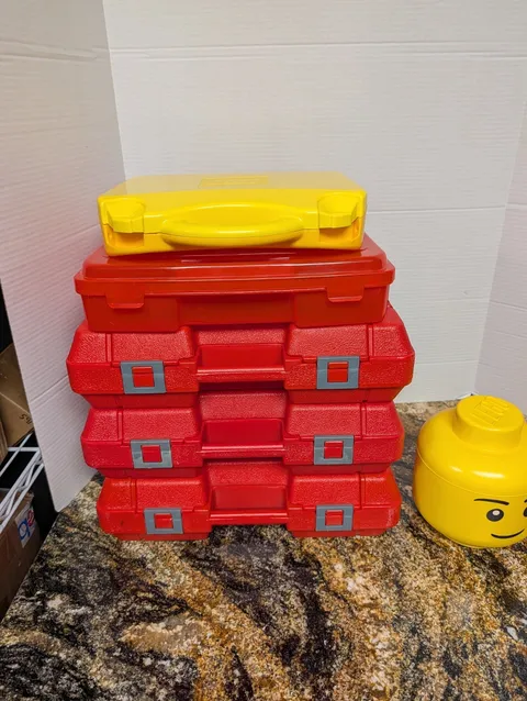 Lego Container Storage Lot And Miscellaneous Legos