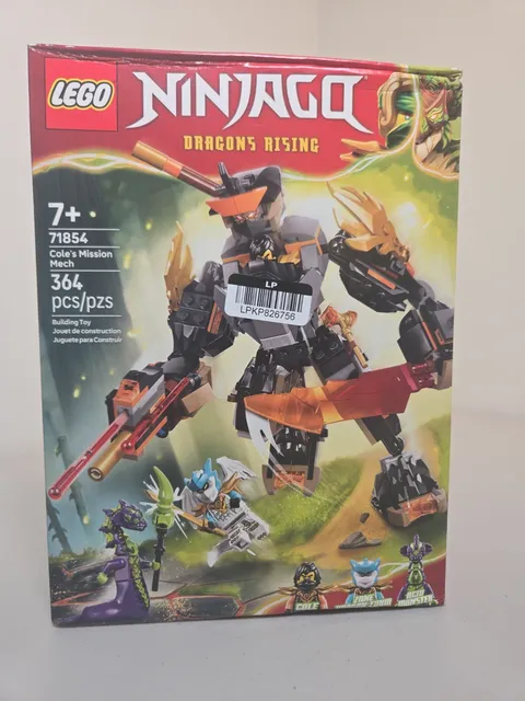 LEGO NINJAGO Dragons Rising Cole's Mission Mech (71854 364 Pieces) (Box damaged)