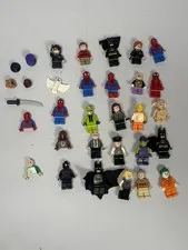 Big Mixed LEGO Minifigure Lot - Various Themes Super Heroes, Harry Potter + More