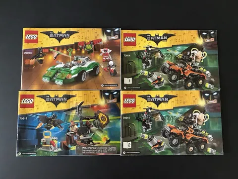 LEGO Instruction Lot Manual Only The Batman Movie
