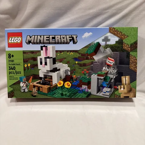 LEGO Minecraft: The Rabbit Ranch (21181) Sealed NIB