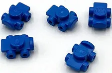 Lego 5 New Blue Minifigure Footgear Roller Skates Parts