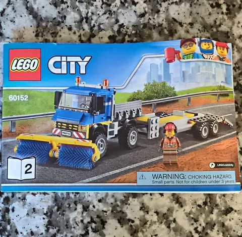 LEGO City 60152 Street Sweeper Instruction Manual & Bulk Parts Lot