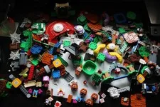 Super Mario LEGO Lot 71377 King Boo Haunted Yard Expansion Set Incomplete 71368