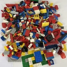 Lego Bulk Lot Vintage 12.5 Pounds 1970s 1980s Mixed Parts Bricks Wheels Windows