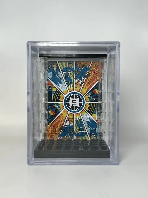 Collectible Force Pack Minifigure Display Case For Lego Marvel Fantastic Four