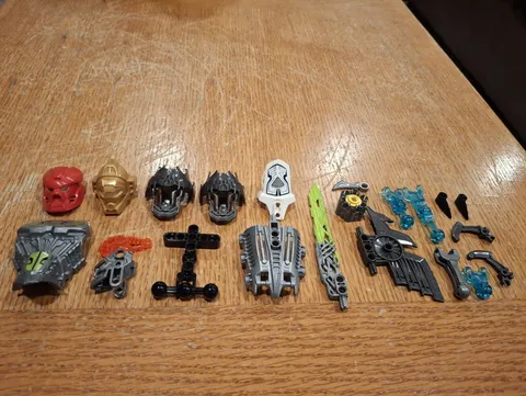 LEGO BIONICLE Bulk Lot Mixed Parts Pieces & Accessories Multicolor Plastic