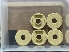 LEGO Parts - Tan Tile, Round 2 x 2 with Hole - No 15535 - QTY 5