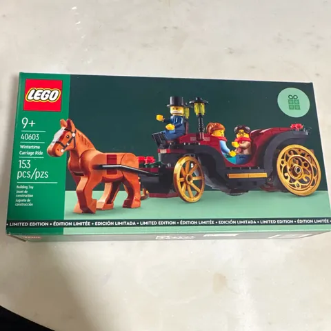 LEGO Seasonal Limited Edition: Wintertime Carriage Ride (40603) 153 pcs 9+