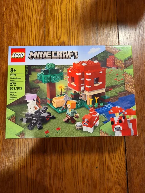 LEGO Minecraft 21179 The Mushroom House - NEW SEALED.  Retired Set