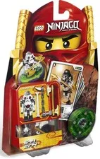 Lego Ninjago Kruncha Minifigure with Spinner, Golden Weapon, and Accessories