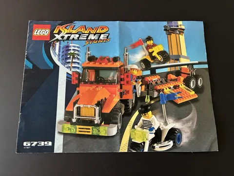 LEGO 6739 Truck & Stunt Trikes Instruction Manual ONLY No Bricks Xtreme Stunts