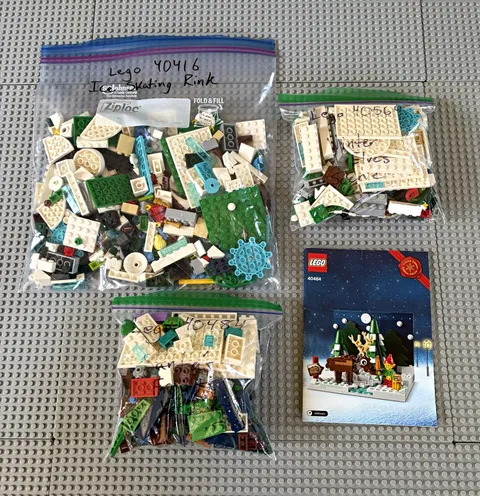 LEGO Winter Sets Lot Including 40416, 40484, 40564