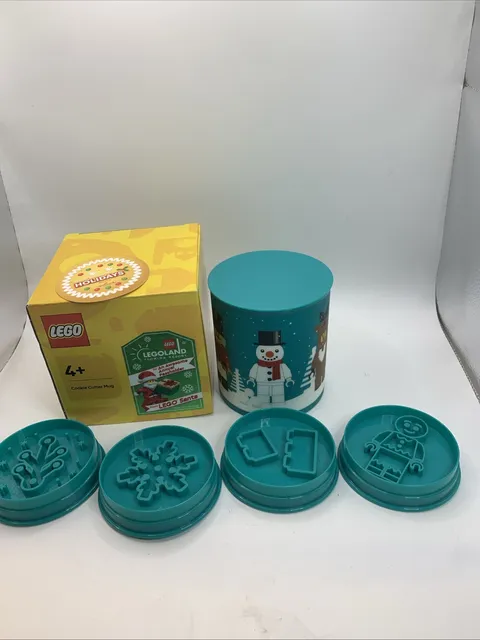Lego Teal Mug & Cookie Cutter 2024 Annual Passholder Exclusive Holiday Set