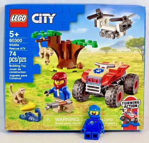 LEGO 60300 City Wildlife Rescue ATV New Sealed Retired Town Truck Tree Monkey