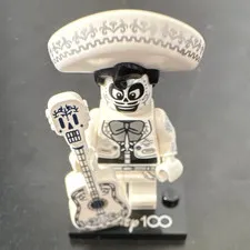 LEGO Disney 100 Ernesto de la Cruz Mariachi Skeleton Minifigure LE 71038